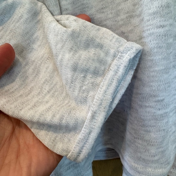 Patagonia Men's Heather Gray/White Quarter Zip Mock Neck Capilene / XXL - Picture 3 of 10